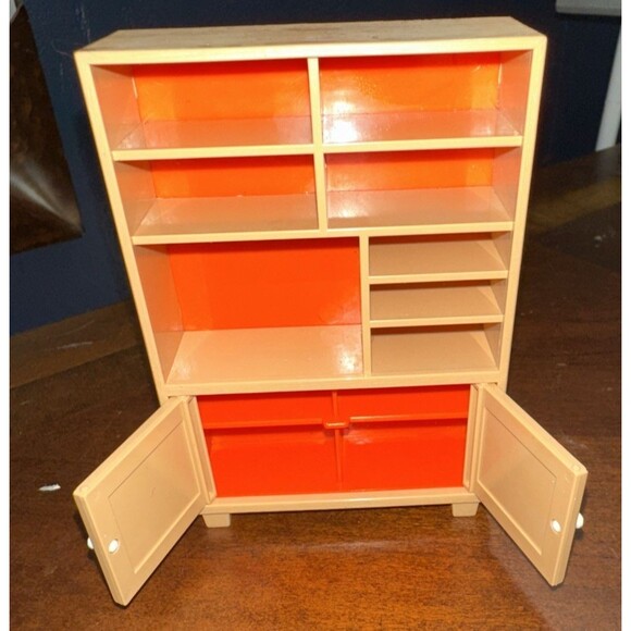 Vintage 1980's Tomy Smaller Home & Garden Dollhouse Living Room Bookcase 4X3X1 - Picture 1 of 7